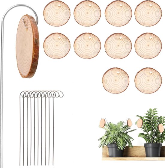 Nature Plantetiketten/plantenlabels - 3x - Leisteen - 40 Cm
