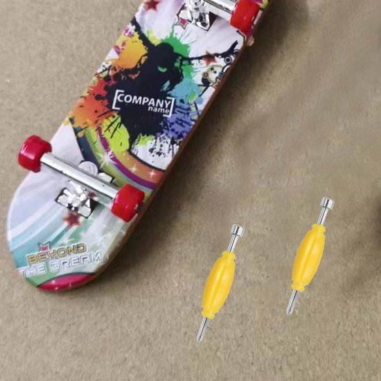 1 st esdoorn houten legering vingerboard vinger skateboard doos met