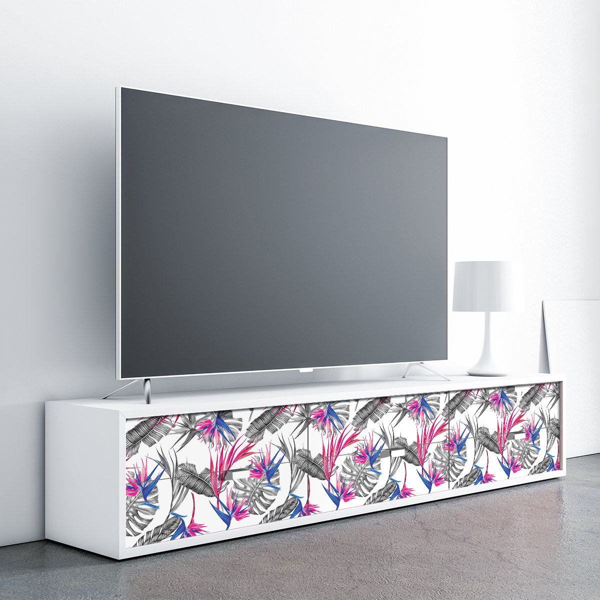 Ambiance Sticker Tropische meubelsticker Santa Marta 60 x 90 cm Multi color