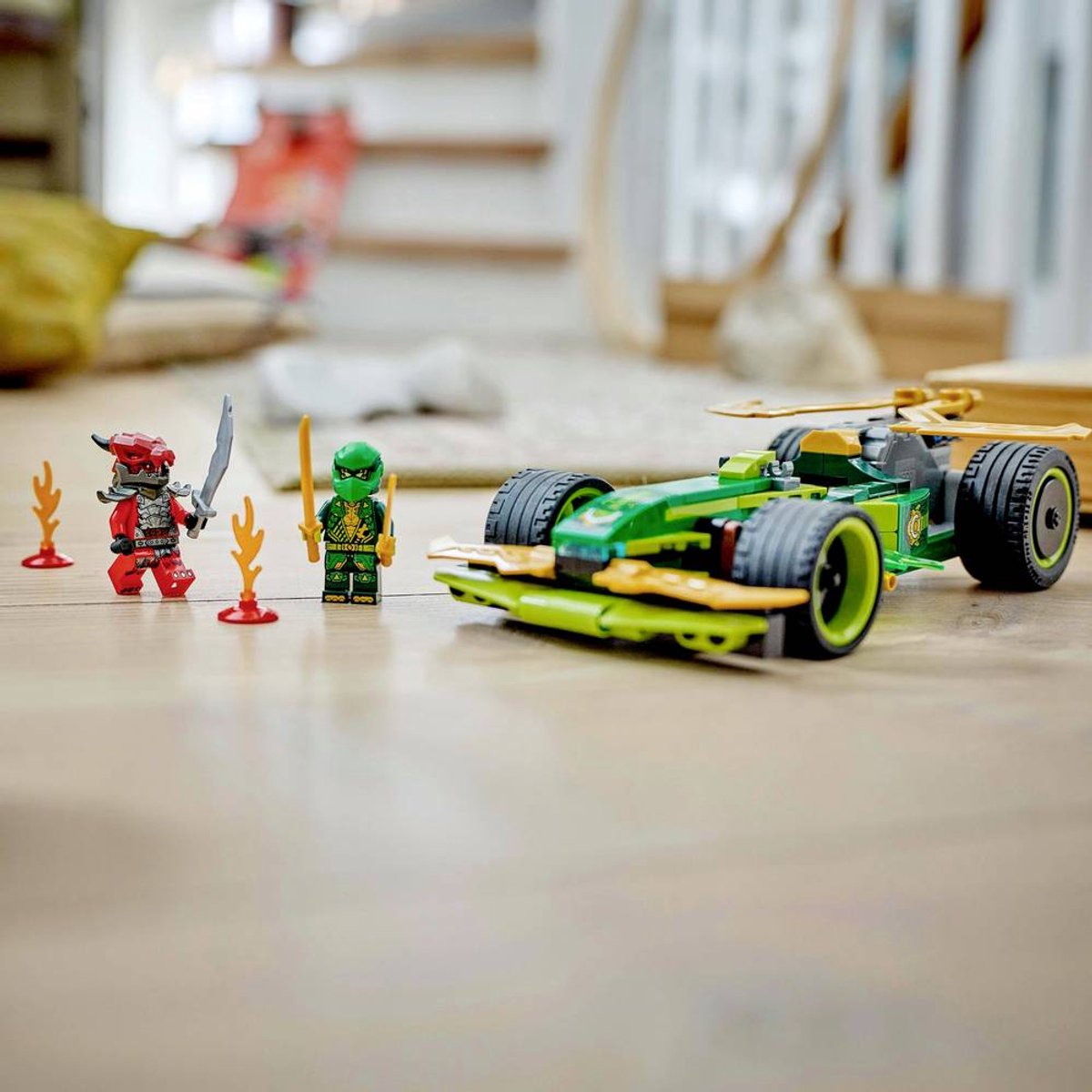 LEGO NINJAGO Lloyds pull-back racewagen set - 71828 — afbeelding 20