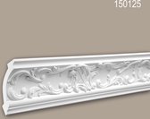 Kroonlijst 150125 Profhome Sierlijst Lijstwerk rococo barok stijl wit 2 m