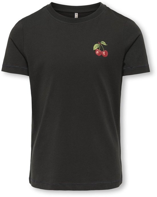ONLY Onlsara S/S Stud CS Top Jrs - T-Shirt Donna Con Dettagli A Borchie, Manica Corta, Denim
