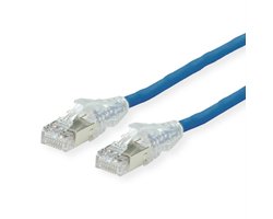 DÄTWYLER Patchkabel Kat.6A (Class EA) S/FTP, CU 7702 flex LSOH, AMP v2, blau, 0,5 m