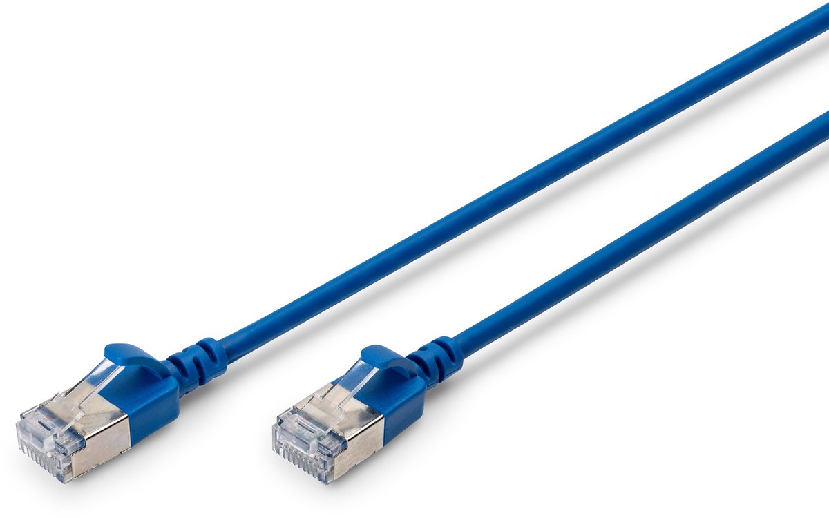 Digitus DK-1632-A-010S-B netwerkkabel Blauw 1 m Cat6a F/FTP (FFTP)