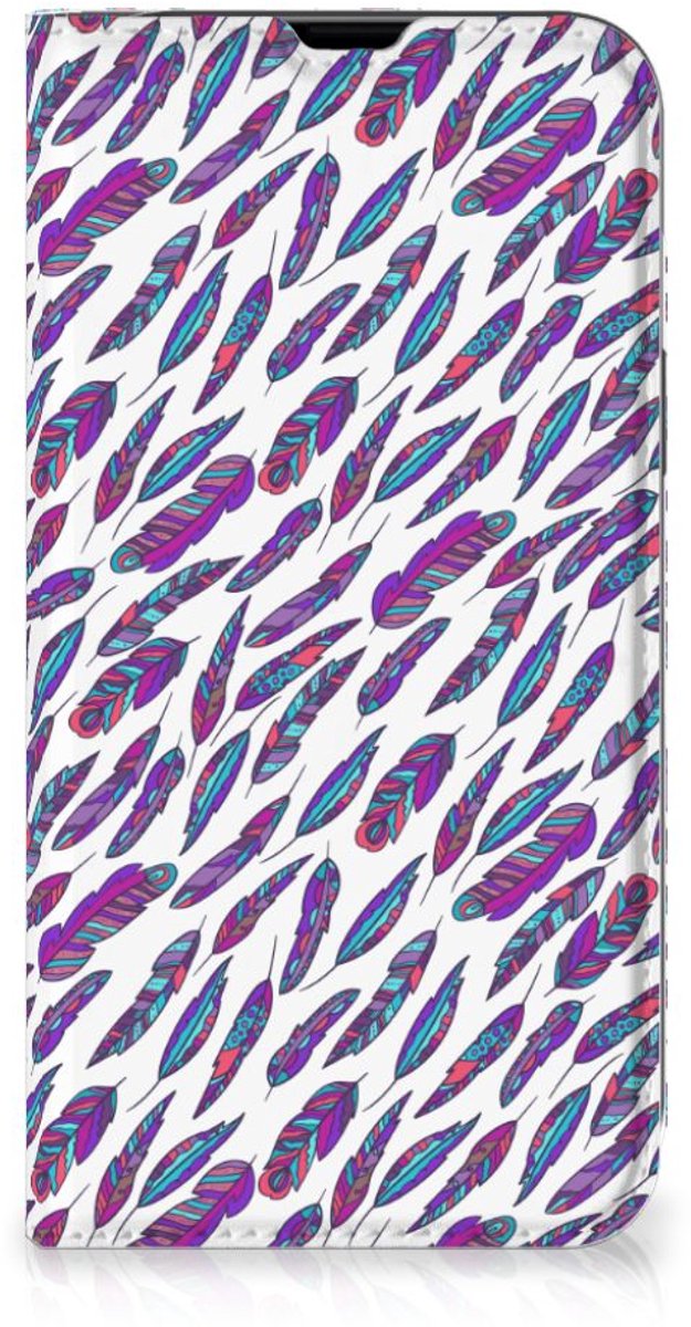 iPhone 13 Hoesje met Magneet Feathers Color