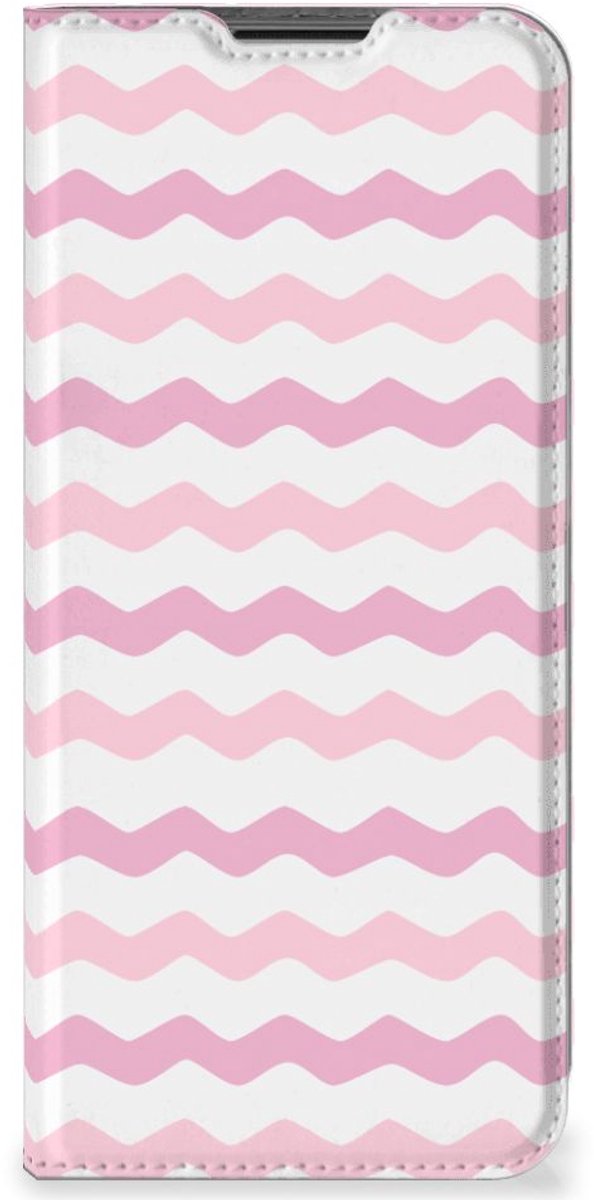 Nokia G50 Hoesje met Magneet Waves Roze