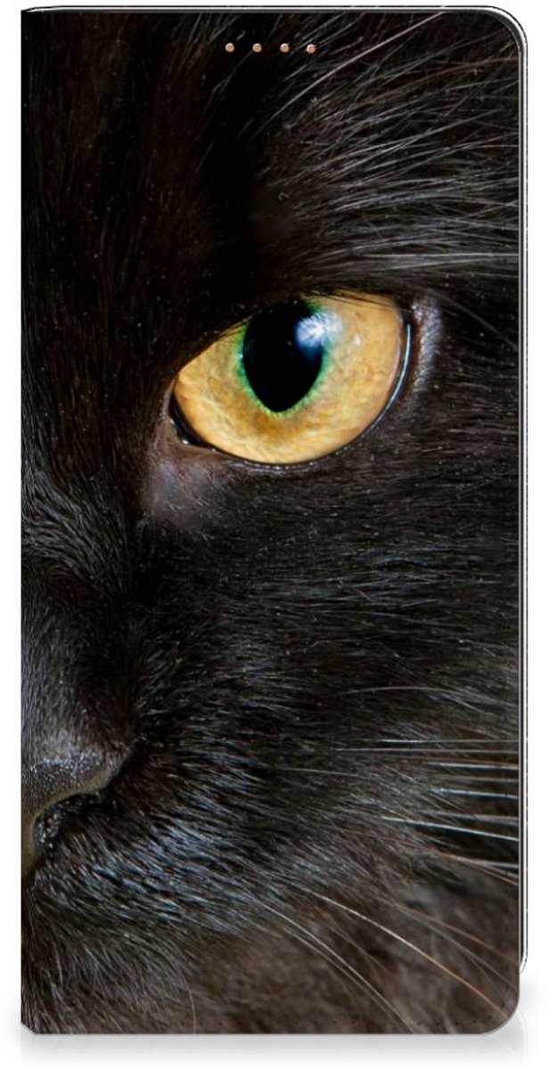 Motorola Moto G34 Hoesje maken Zwarte Kat