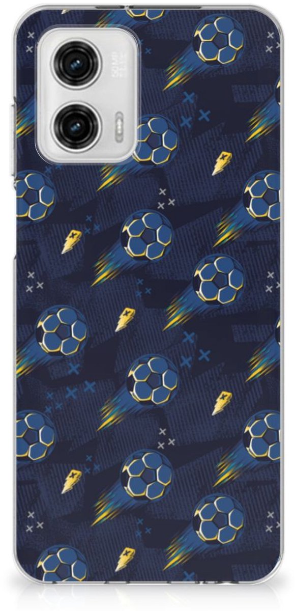 TPU bumper voor Motorola Moto G73 Voetbal