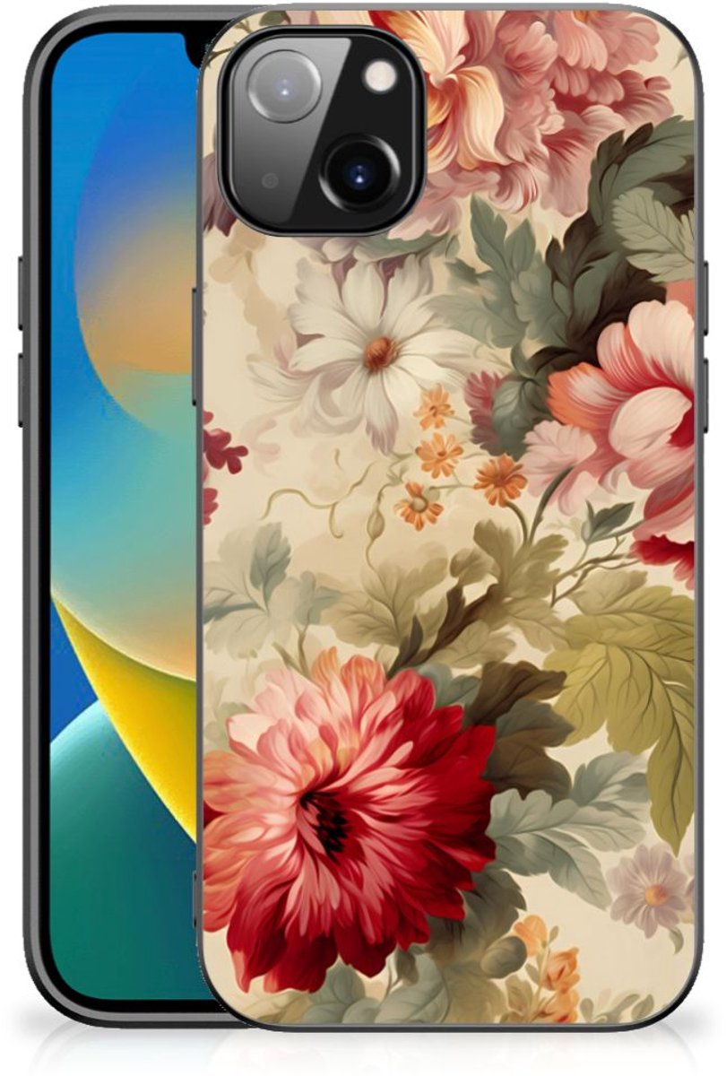 Bloemen Hoesje voor iPhone 14 Plus Bloemen