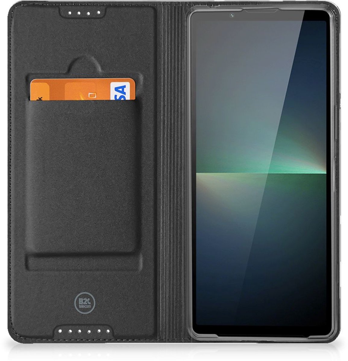 Sony Xperia 5 V Hoesje met Magneet Army Light