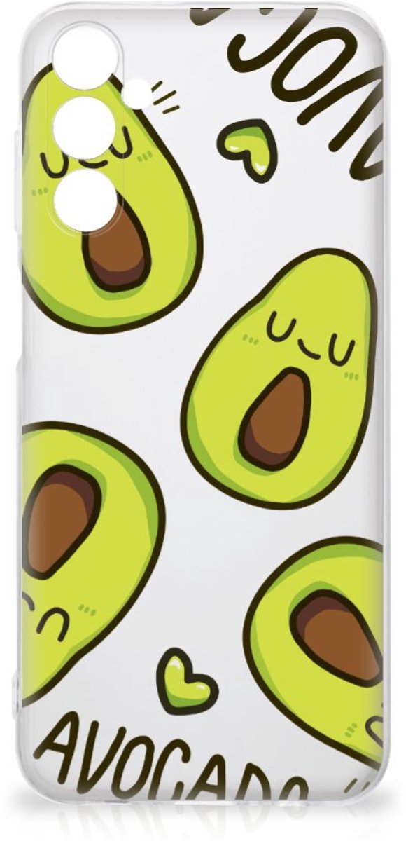Samsung Galaxy M14 Telefoonhoesje met Naam Avocado Singing