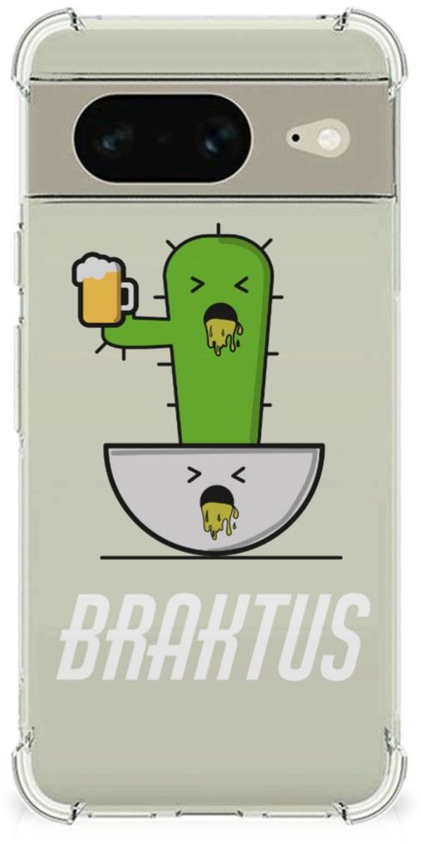 Google Pixel 8 Stevig Bumper Hoesje Braktus
