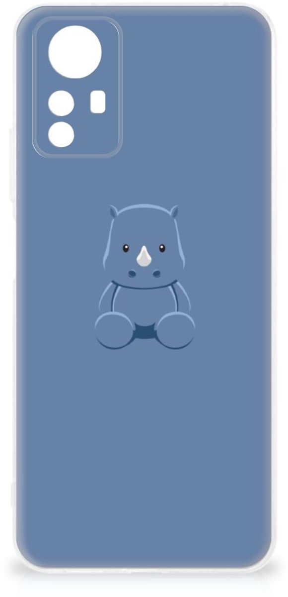 Xiaomi Redmi Note 12S Telefoonhoesje met Naam Baby Rhino