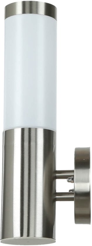 Licht-Erlebnisse BRIGHTON Bollard Lamp Stainless Steel in Silver IP44 Garden Height: 45 cm Cable: 5 m GU10 Ground Spike Plug Modern Low Glare Road Lighting Outdoor Licht-Erlebnisse BRIGHTON Bollard Lamp Stainless Steel in Silver IP44 Garden Height: 45 cm Cable: 5 m GU10 Ground Spike Plug Modern Low Glare Road Lighting Outdoor