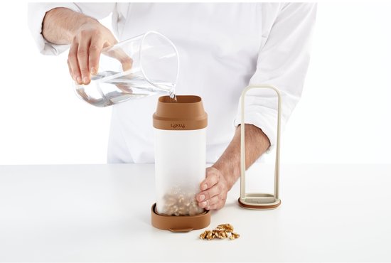 Lékué Vegan Melk Maker - Sojamelk Maker - Terracotta Pink van Merkloos — afbeelding 2