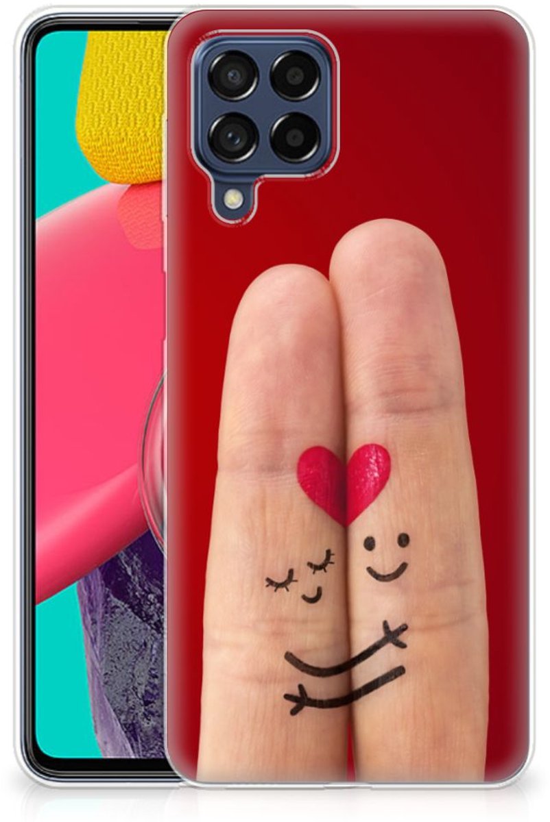 Samsung Galaxy M53 Silicone Back Cover Liefde - Origineel Romantisch Cadeau
