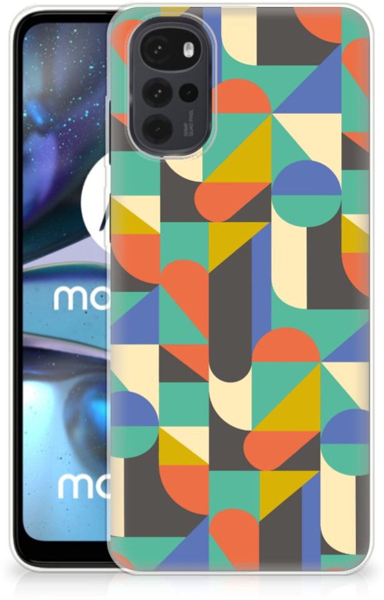 Motorola Moto G22 TPU bumper Funky Retro