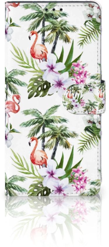 Coque Téléphone Alcatel 1S (2021) Protection Téléphone Palms Flamingo