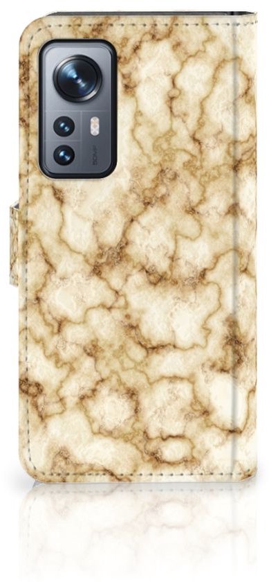 Couverture de livre Xiaomi 12 | 12X Coque Smartphone Marbre Or