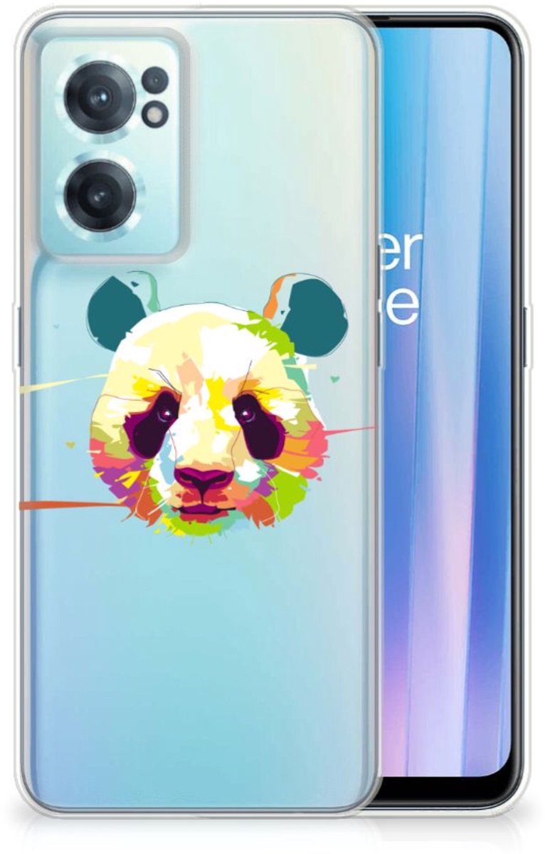 OnePlus Nord CE 2 5G Telefoonhoesje met Naam Panda Color