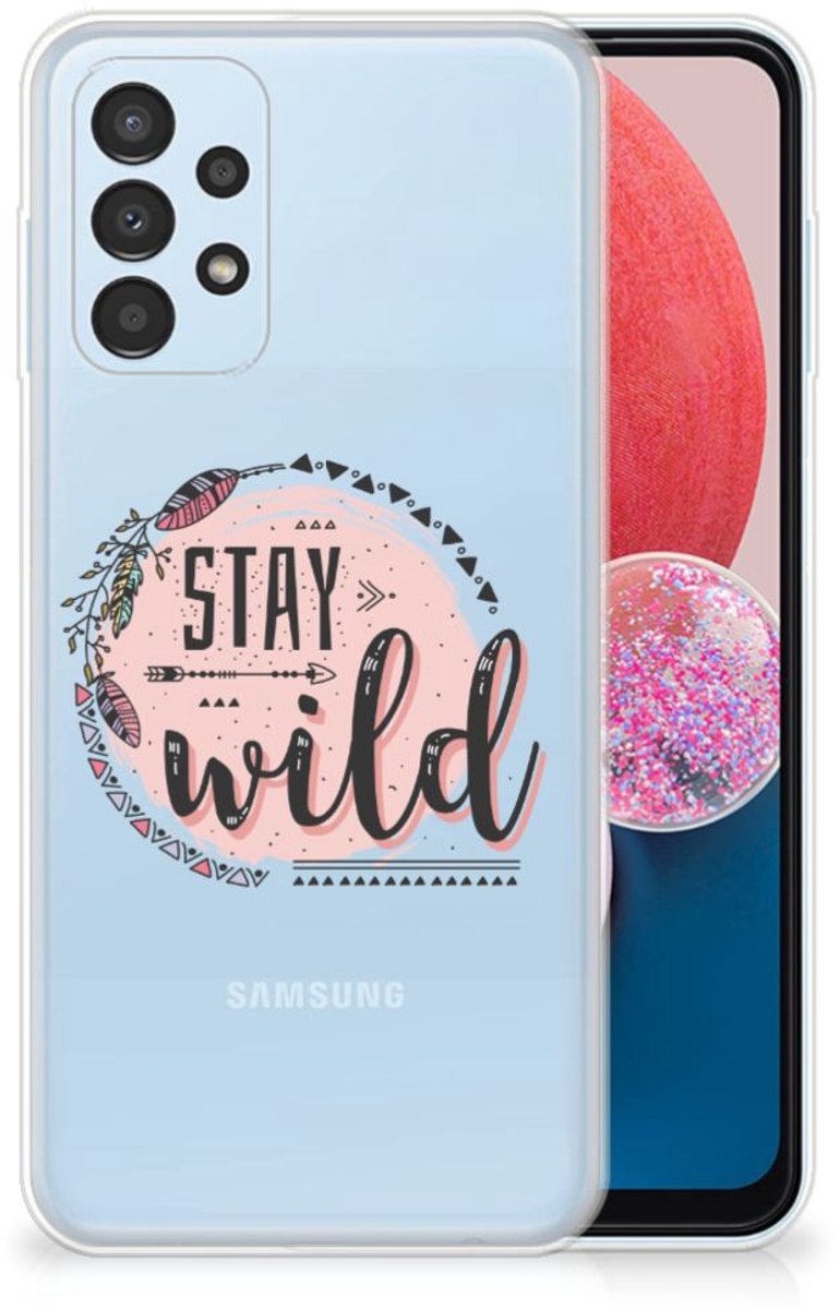 Samsung Galaxy A13 4G Telefoonhoesje met Naam Boho Stay Wild