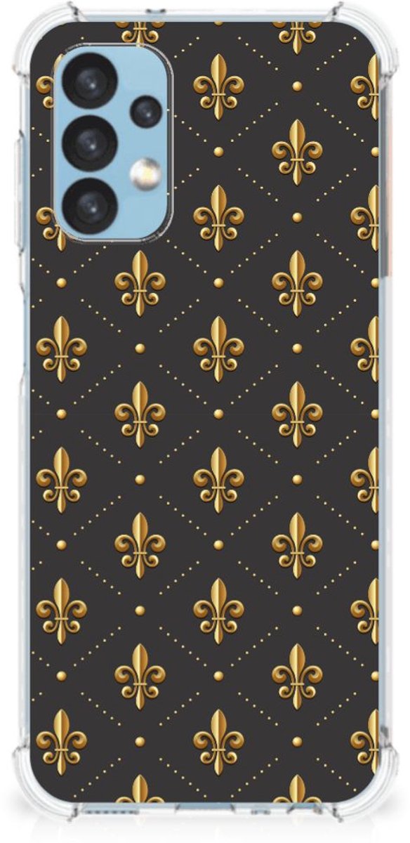 Samsung Galaxy A13 (4G) Doorzichtige Silicone Hoesje Franse Lelie