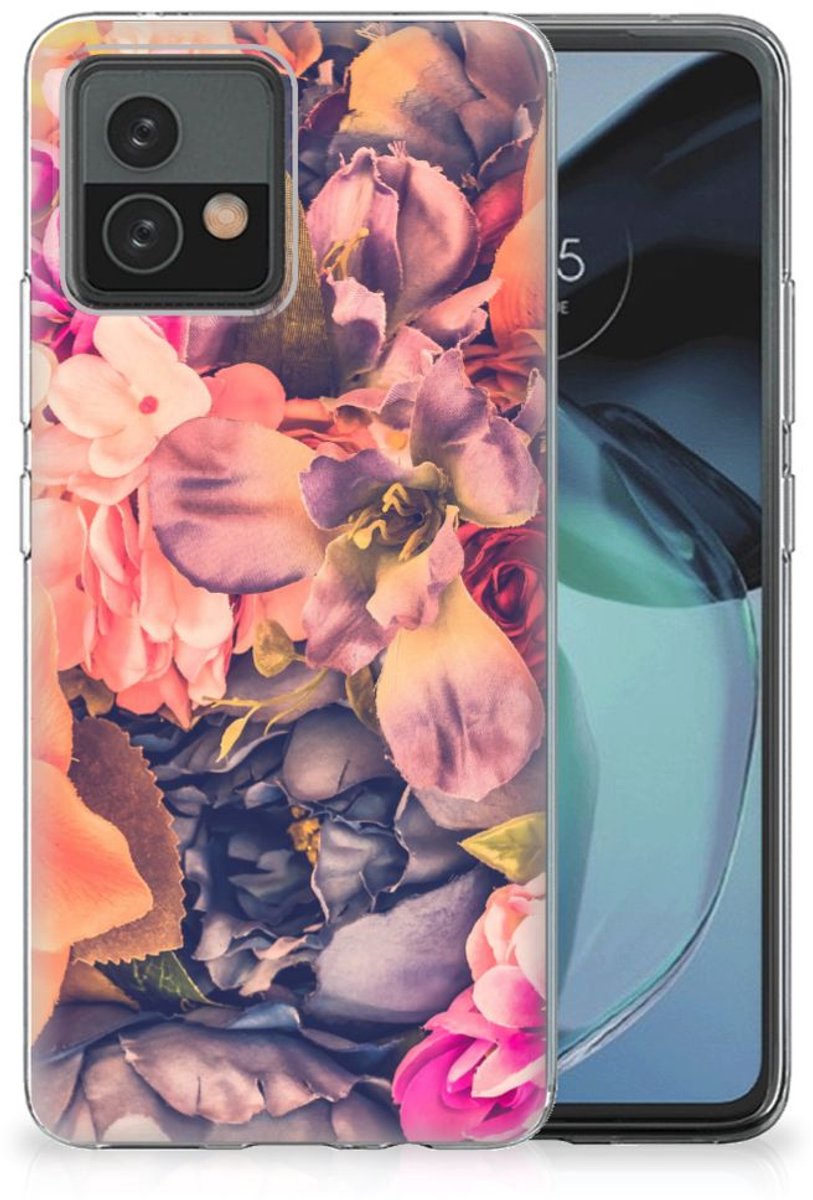 Motorola Moto G72 TPU Case Bosje Bloemen