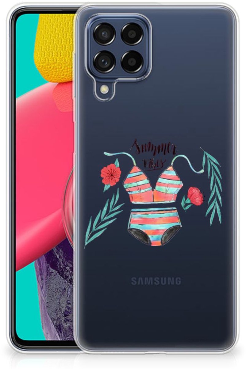 Samsung Galaxy M53 Telefoonhoesje met Naam Boho Summer