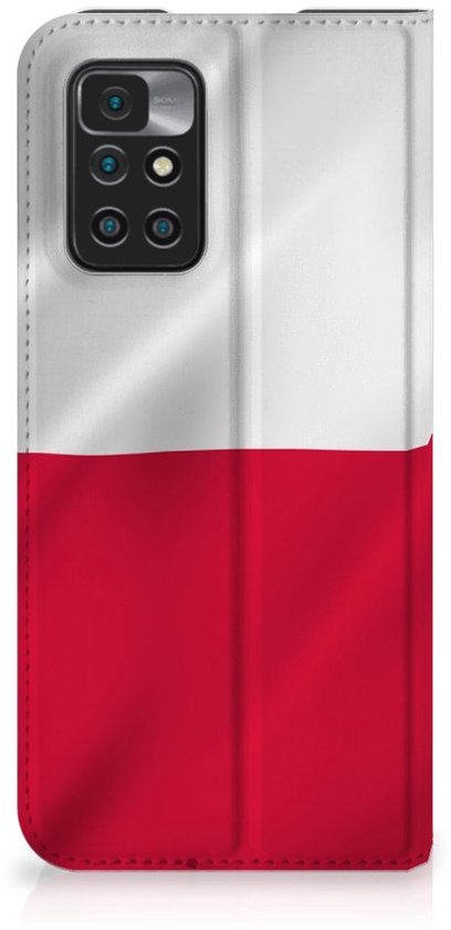 Coque de téléphone avec nom Xiaomi Redmi 10, étui pour smartphone, drapeau polonais