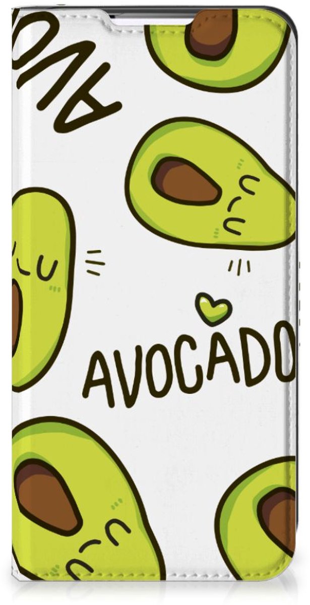 Standcase Hoesje voor Samsung Galaxy S22 Plus Magnet Case Avocado Singing