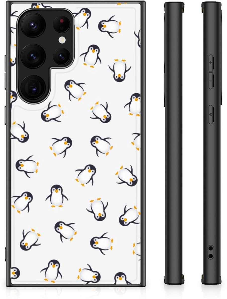 Back Case voor Samsung Galaxy S23 Ultra Pinguïn