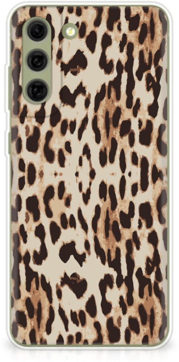 Samsung Galaxy S21FE TPU Hoesje Leopard