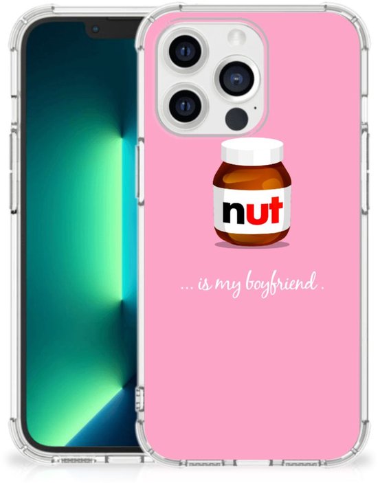 Coque en silicone Coque iPhone 13 Pro Max avec bord transparent Nut Boyfriend