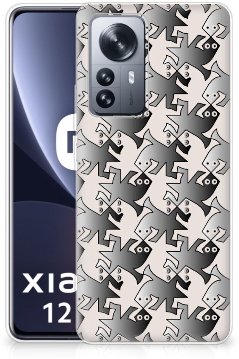 Xiaomi 12 Pro TPU Hoesje Salamander Grey