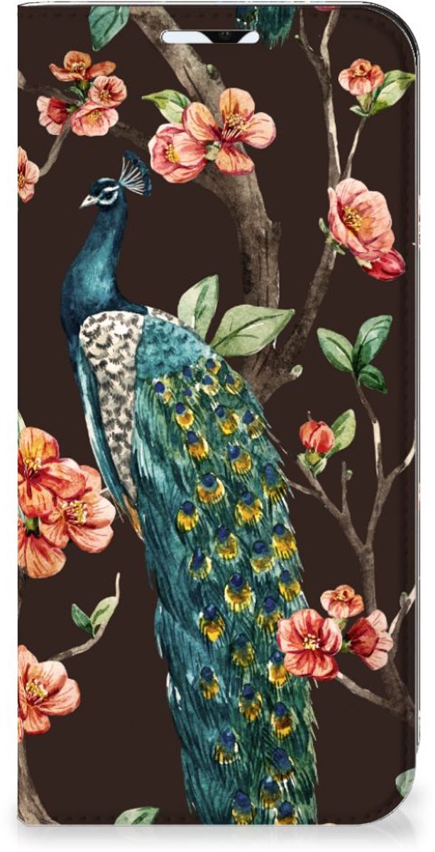 Samsung Galaxy A23 Hoesje maken Pauw met Bloemen