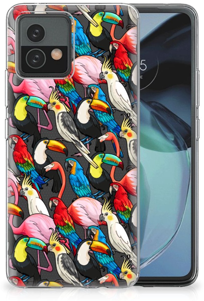 Motorola Moto G72 TPU Hoesje Birds