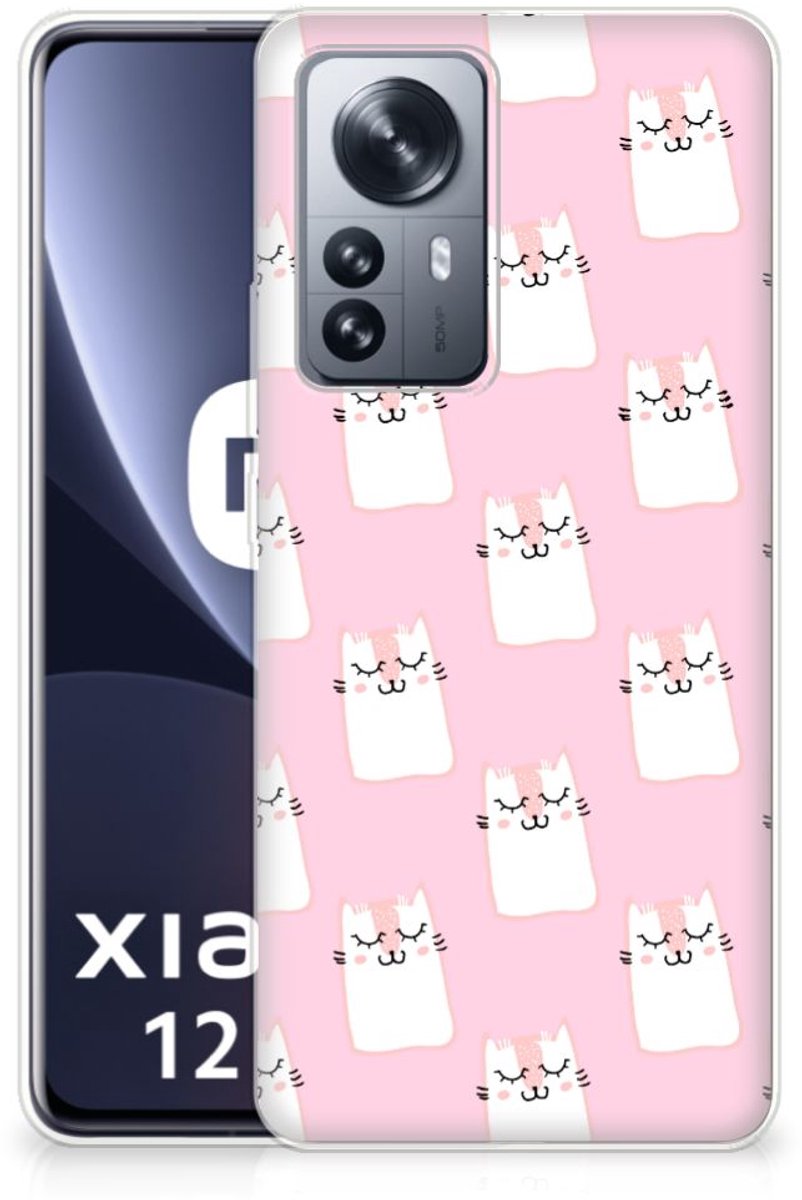Xiaomi 12 Pro TPU Hoesje Sleeping Cats