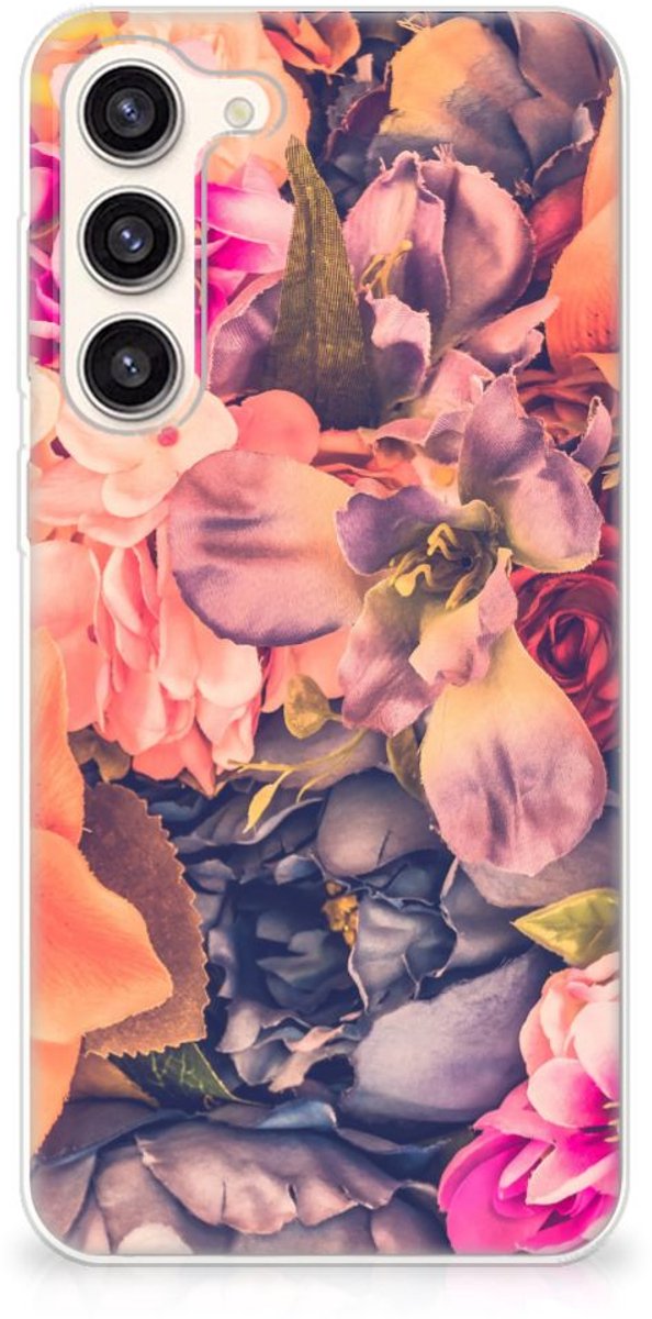 Back Cover voor Samsung Galaxy S23 Plus TPU Case Bosje Bloemen