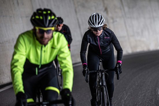 Rogelli Contenta Fietsjack Winter - Dames - Grijs, Zwart, Roze - Maat S