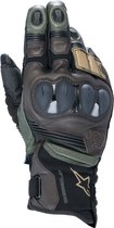 Alpinestars Belize V2 Drystar Gloves Black Forest Brown XL - Maat XL - Handschoen