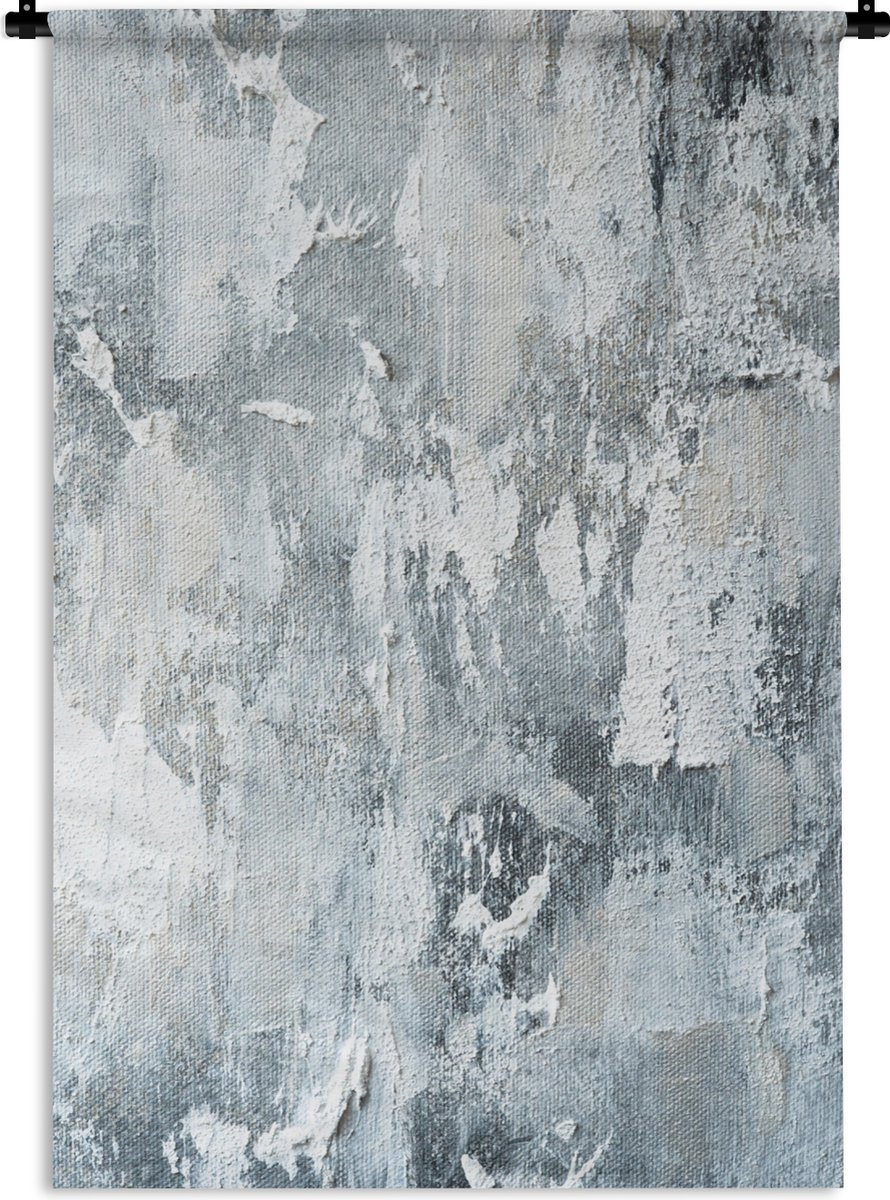 Wandkleed - Wanddoek - Verf - Industrieel - Design - 90x135 cm - Wandtapijt