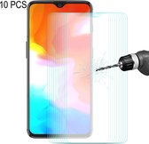 10 STKS ENKAY hat-prins 0.26mm 9H 2.5D gebogen rand gehard glas film voor OnePlus 6T