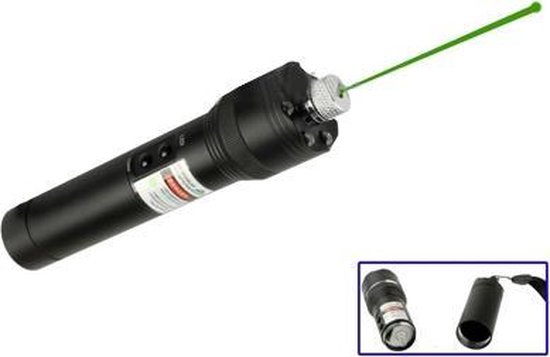 2 in 1 groen licht Laser aanwijzer Pen + LED-zaklamp Max Output: 4mw kan  het licht... | bol.com