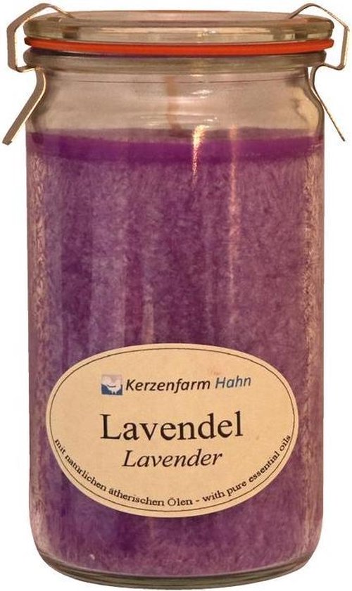 Geurkaars weckglas lavendel