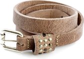 Kidzzbelts Meisjesriem 1806 - Bruin - 75 cm