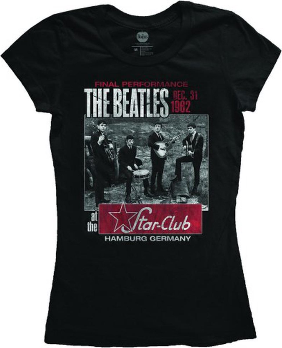 The Beatles - Star Club, Hamburg Dames T-shirt - 2XL - Zwart