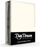 Day Dream - Hoeslaken - Jersey - 180 x 200 cm- Crème