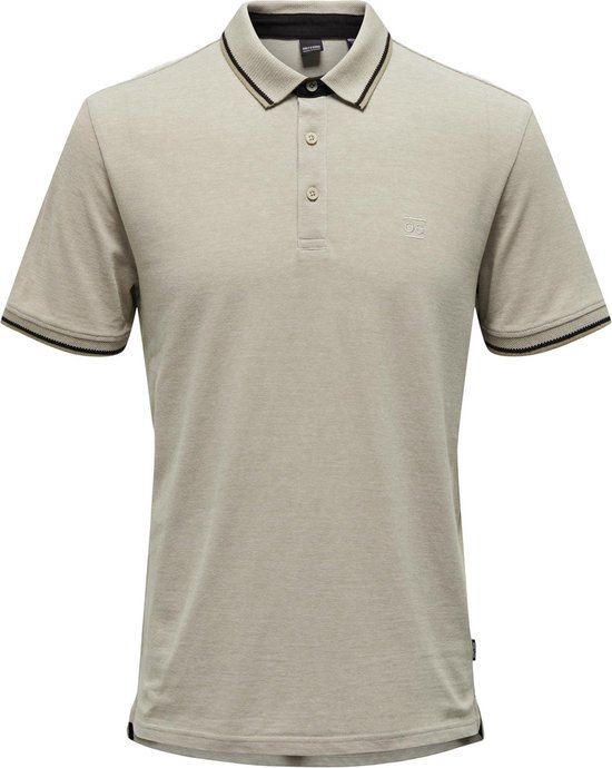 ONLY & SONS ONSFLETCHER LIFE SLIM SS POLO NOOS Heren Poloshirt - Maat L