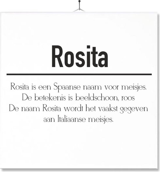 Carrelage Avec Impression | Sens | Présent | Cadeau | Avec nom - Rosita