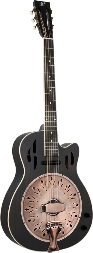 Ortega Americana Series RRG40CE-DBK Resonator Guitar elektrisch-akoestische resonatorgitaar
